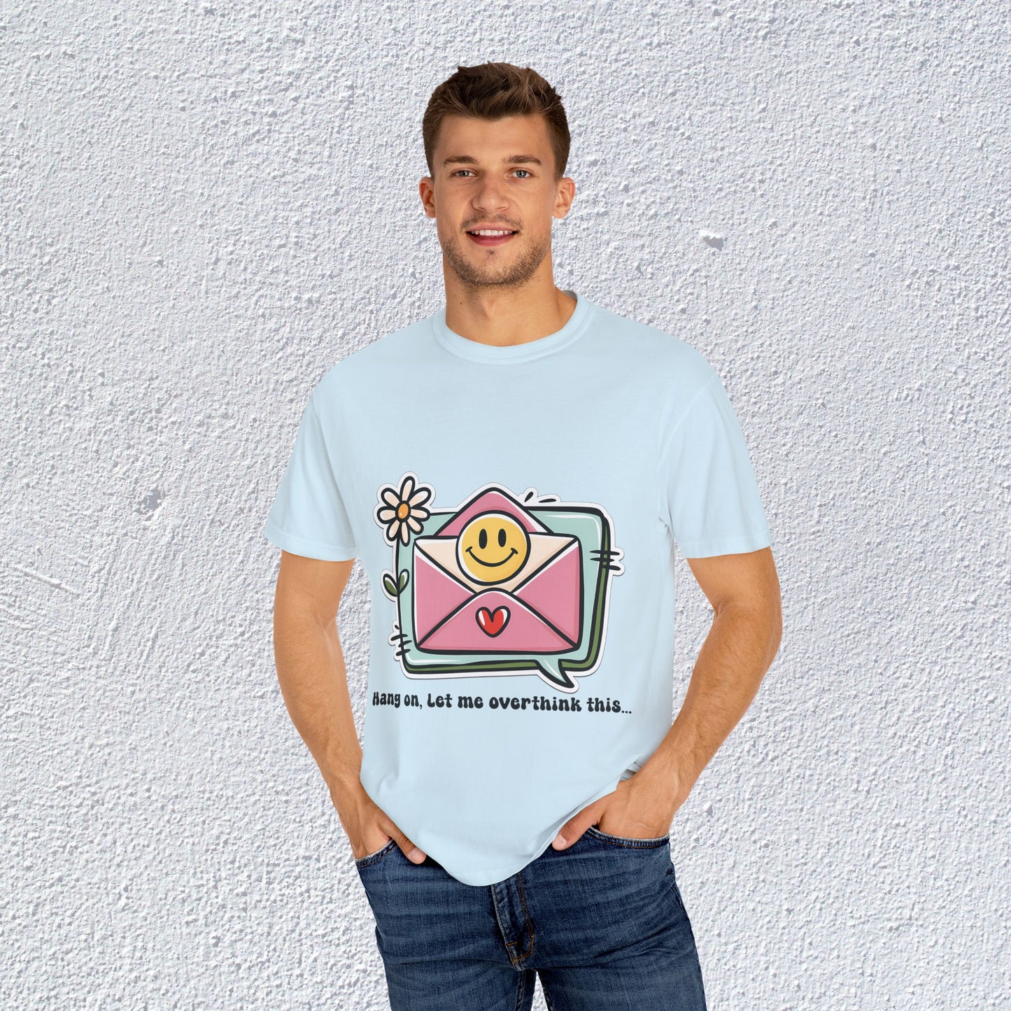 Hang on Let me Overthink This Unisex T-Shirt, Mental Health Graphic Tee, Gift for Introverts