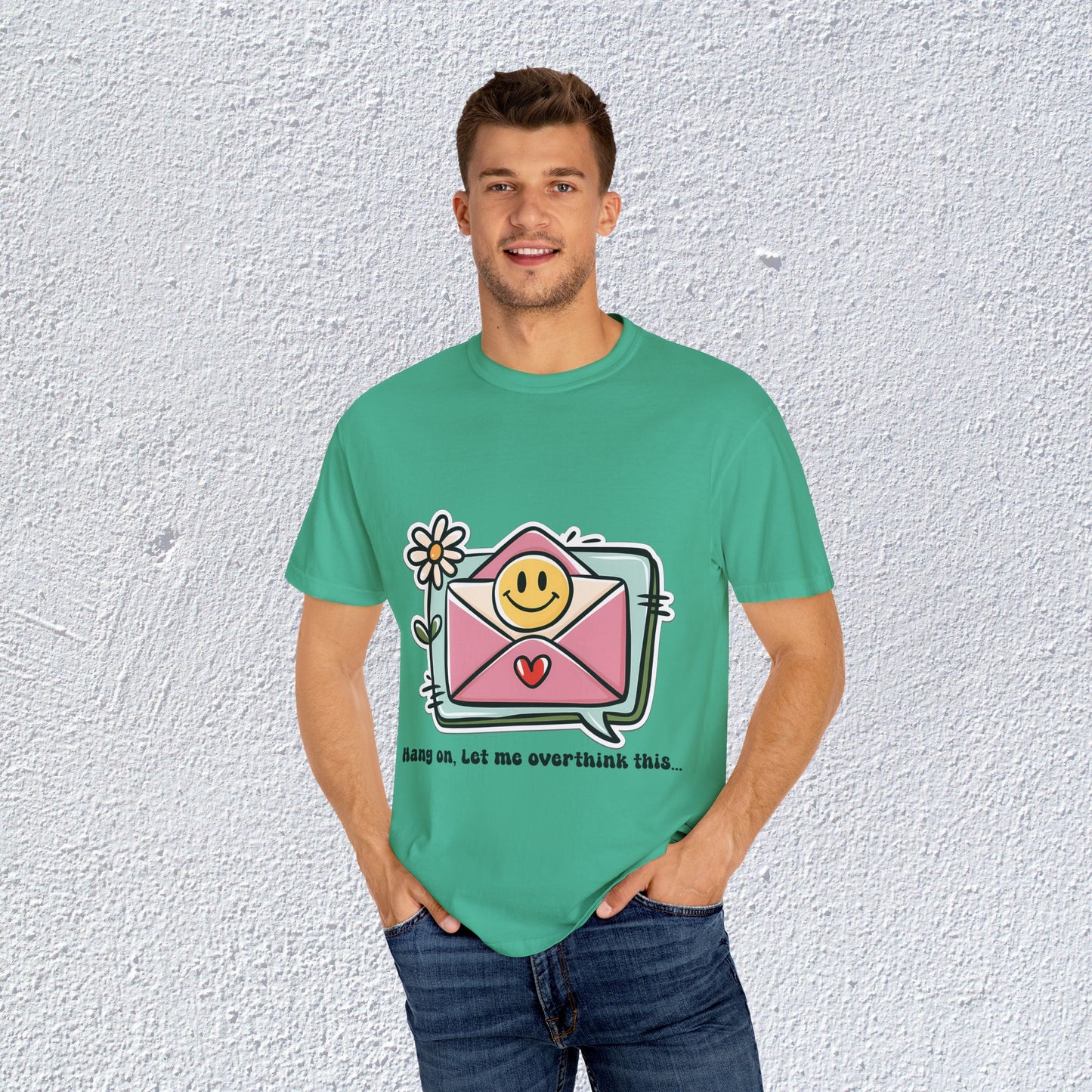 Hang on Let me Overthink This Unisex T-Shirt, Mental Health Graphic Tee, Gift for Introverts