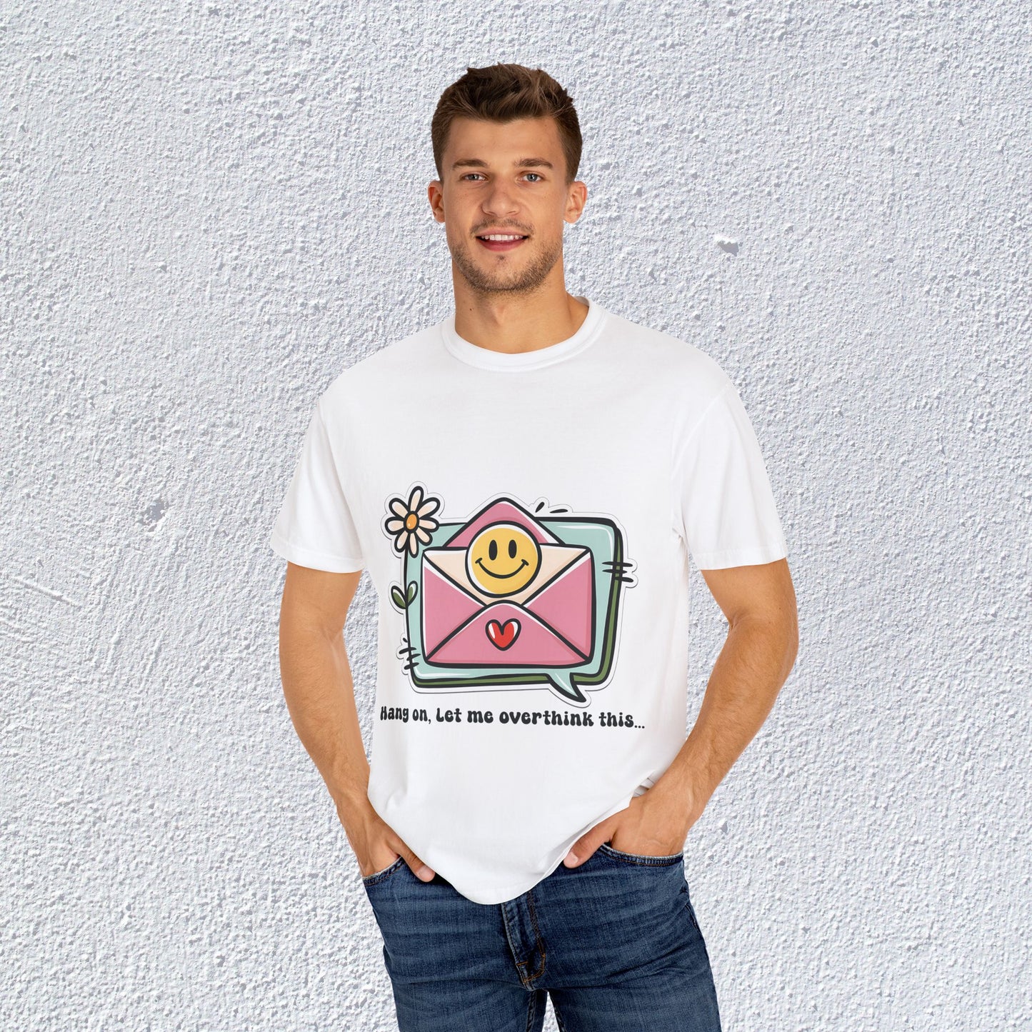 Hang on Let me Overthink This Unisex T-Shirt, Mental Health Graphic Tee, Gift for Introverts