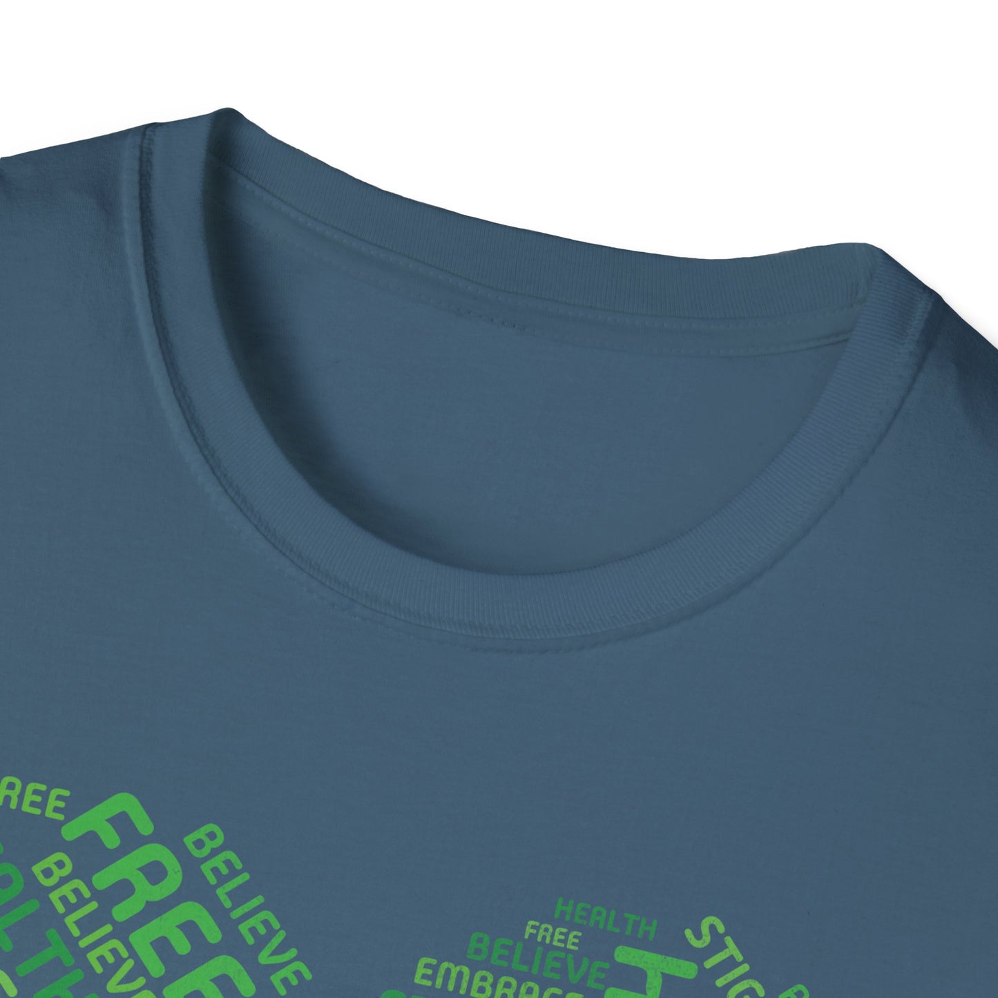 Stand Up For Mental Health Unisex T-Shirt, Positive Vibes Shirt, Feel Good Tee, Overthinking Clothing, Gifts for Mental Health Advocates