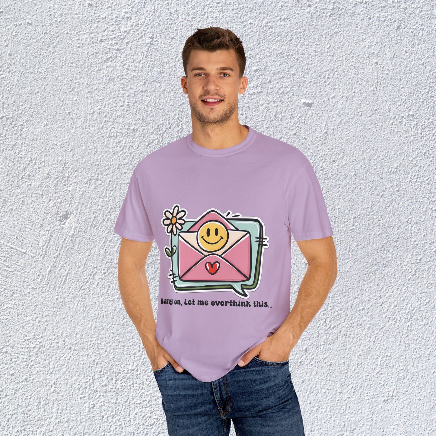 Hang on Let me Overthink This Unisex T-Shirt, Mental Health Graphic Tee, Gift for Introverts