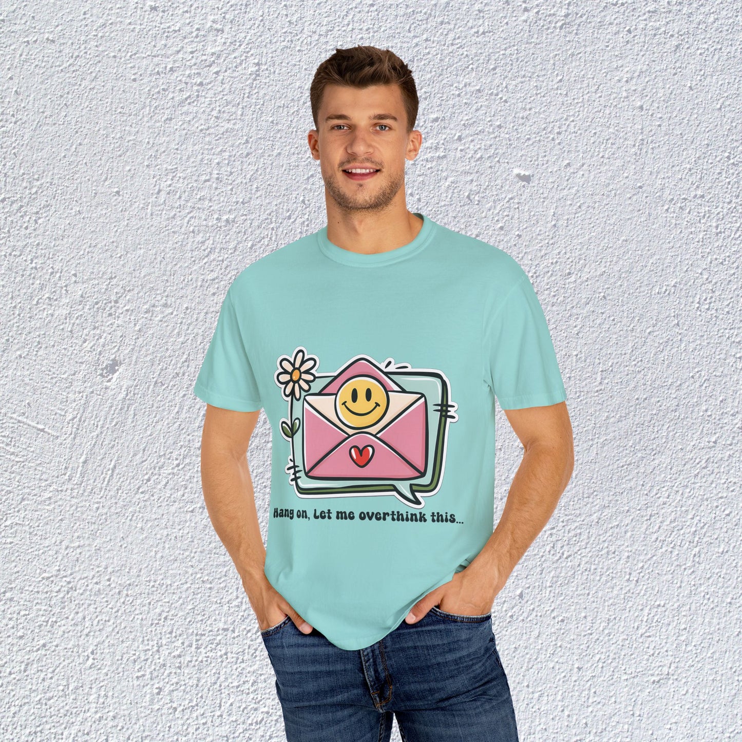 Hang on Let me Overthink This Unisex T-Shirt, Mental Health Graphic Tee, Gift for Introverts