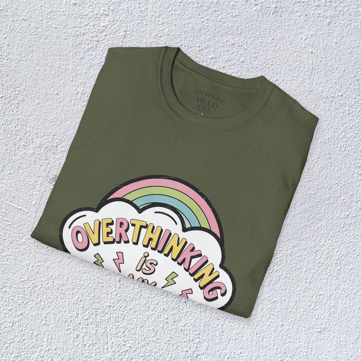 Overthinking is My Superpower Unisex T-Shirt, Mental Health Graphic Tee, Mental Health Apparel, Cozy Gift for Friends, Self-Care Reminder Shirt
