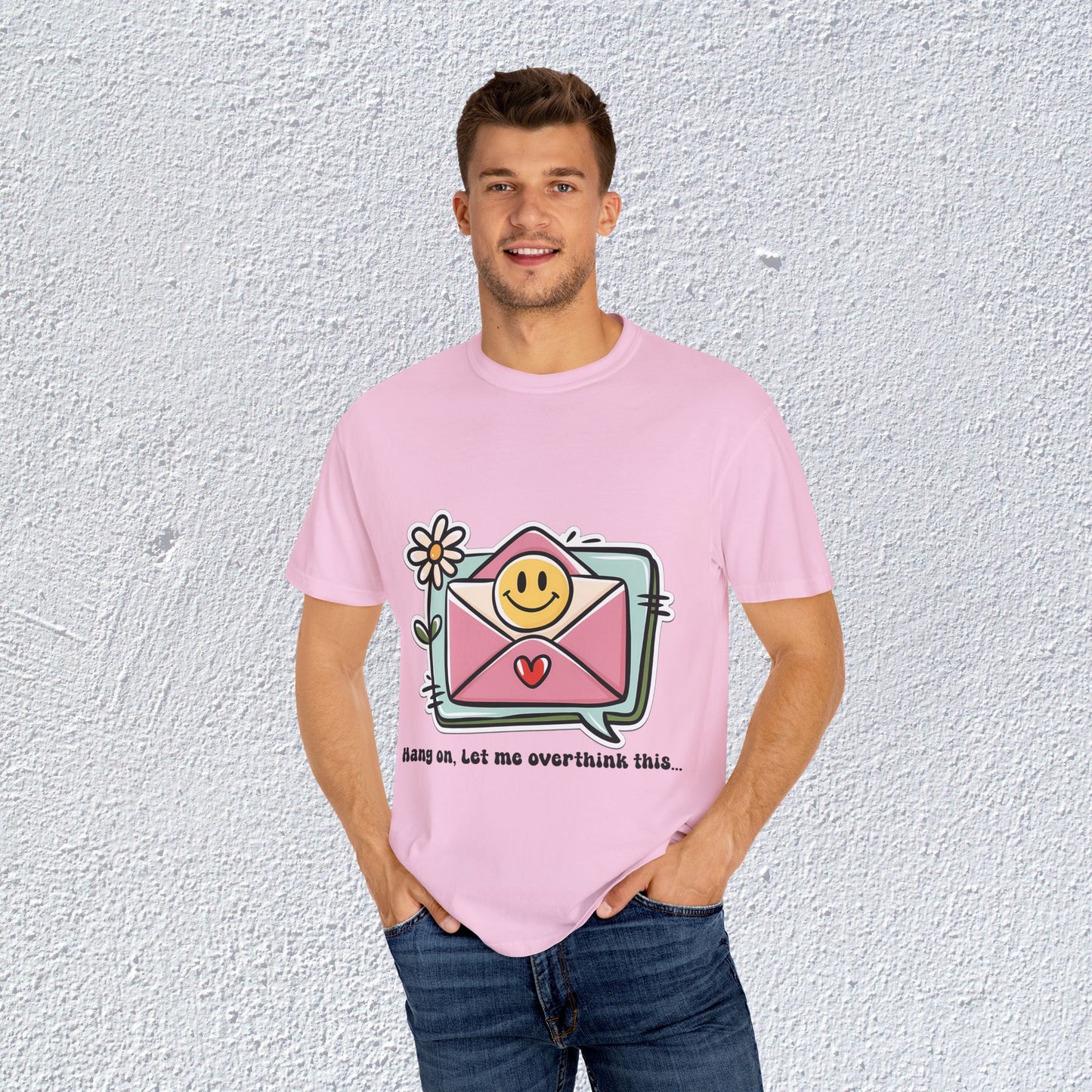 Hang on Let me Overthink This Unisex T-Shirt, Mental Health Graphic Tee, Gift for Introverts