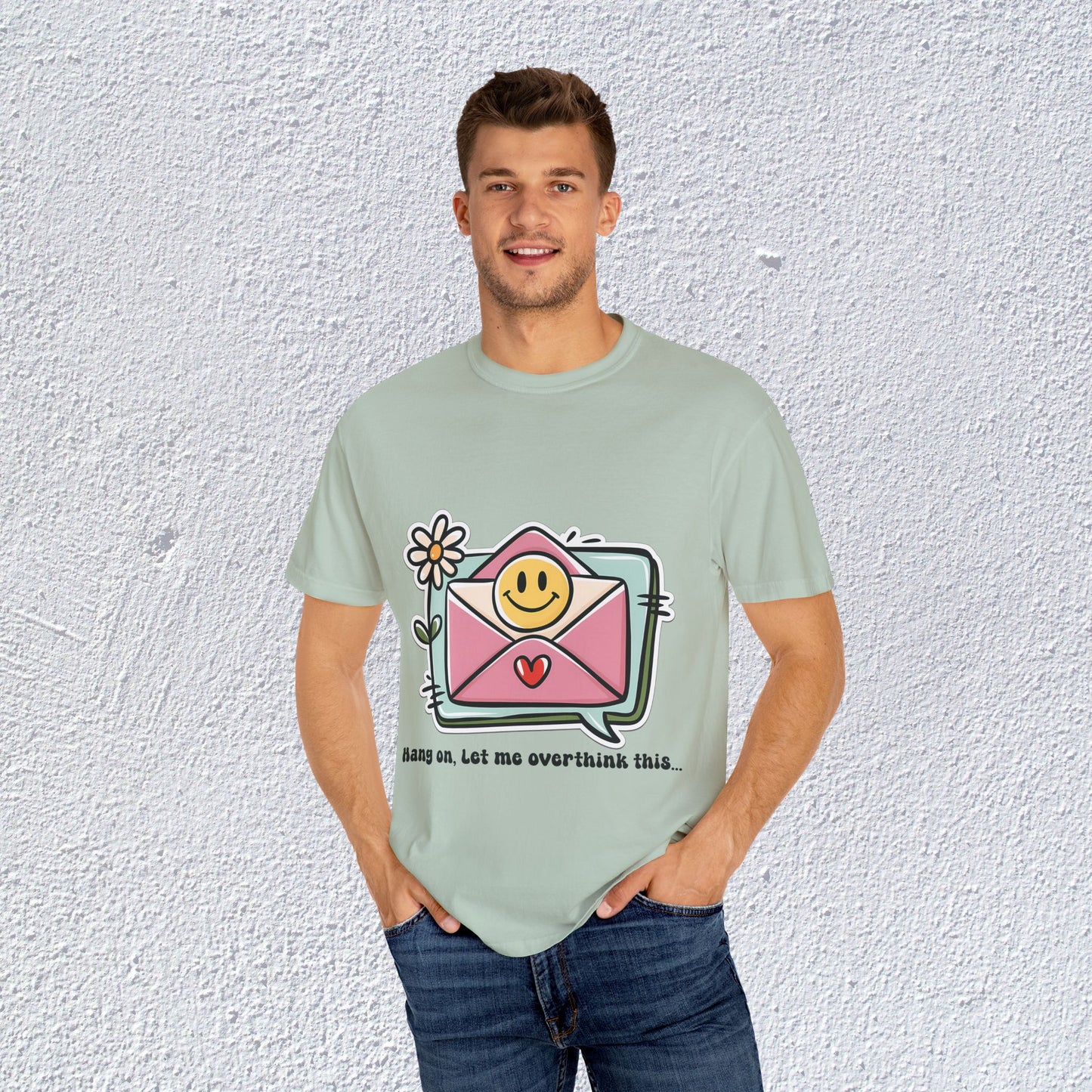 Hang on Let me Overthink This Unisex T-Shirt, Mental Health Graphic Tee, Gift for Introverts