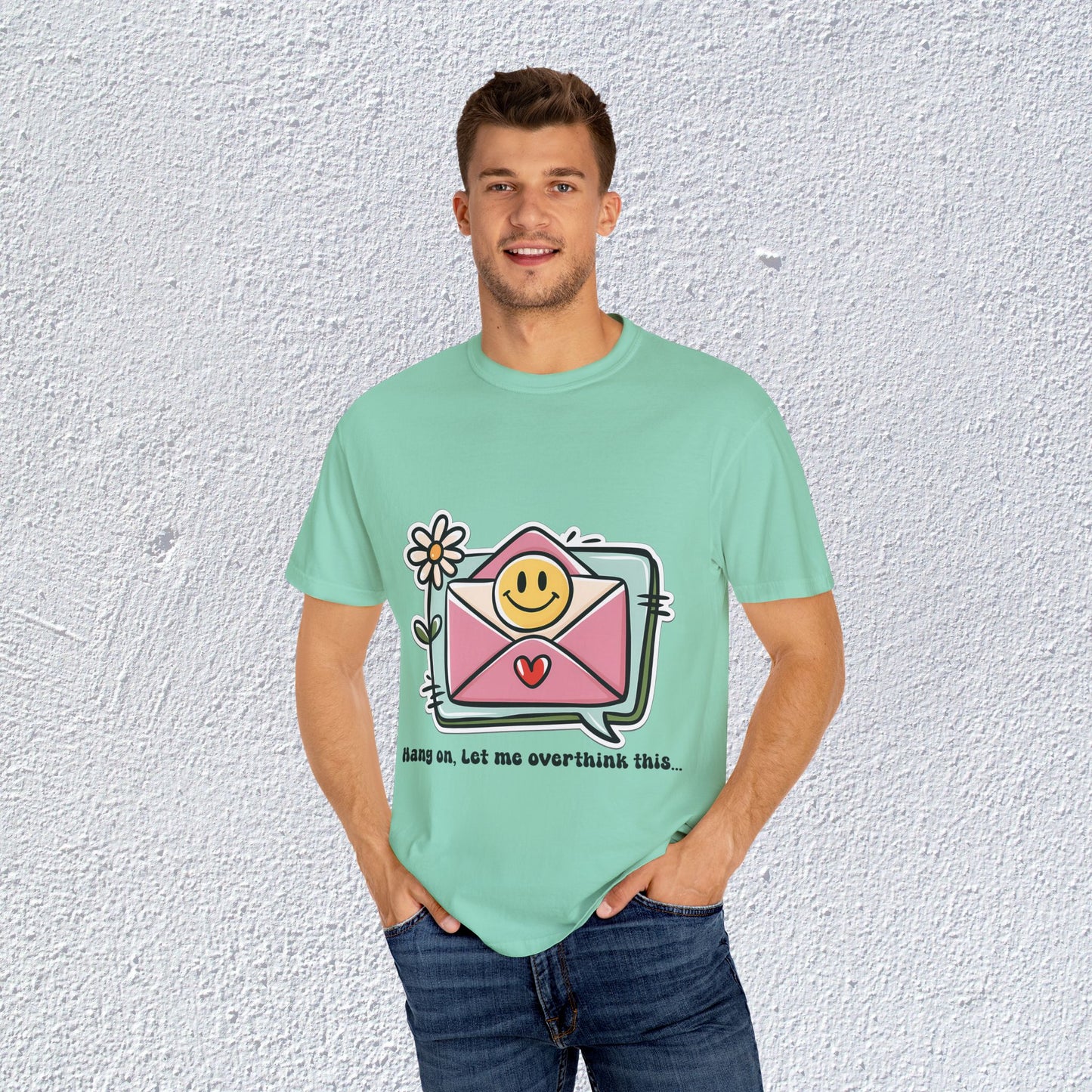 Hang on Let me Overthink This Unisex T-Shirt, Mental Health Graphic Tee, Gift for Introverts