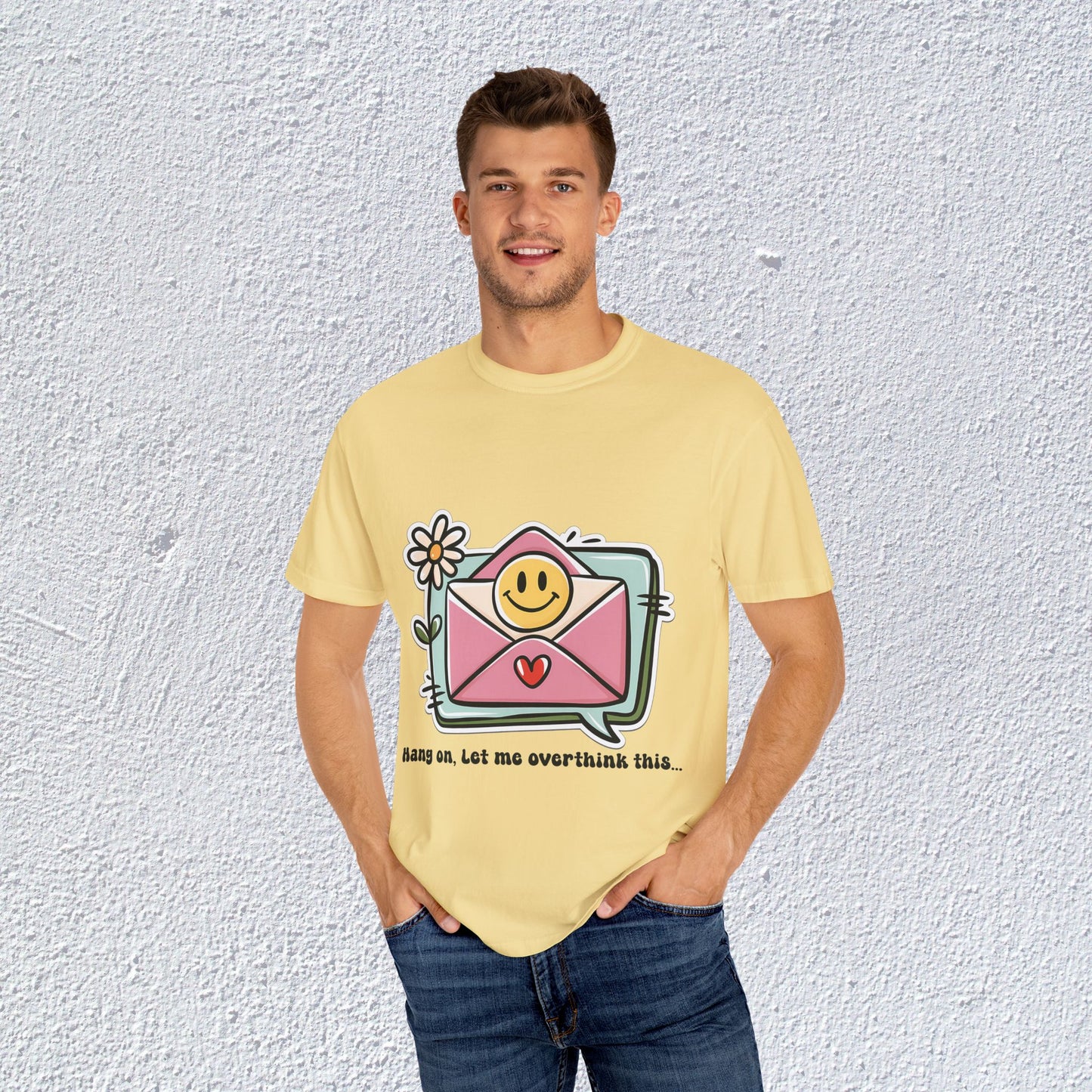 Hang on Let me Overthink This Unisex T-Shirt, Mental Health Graphic Tee, Gift for Introverts