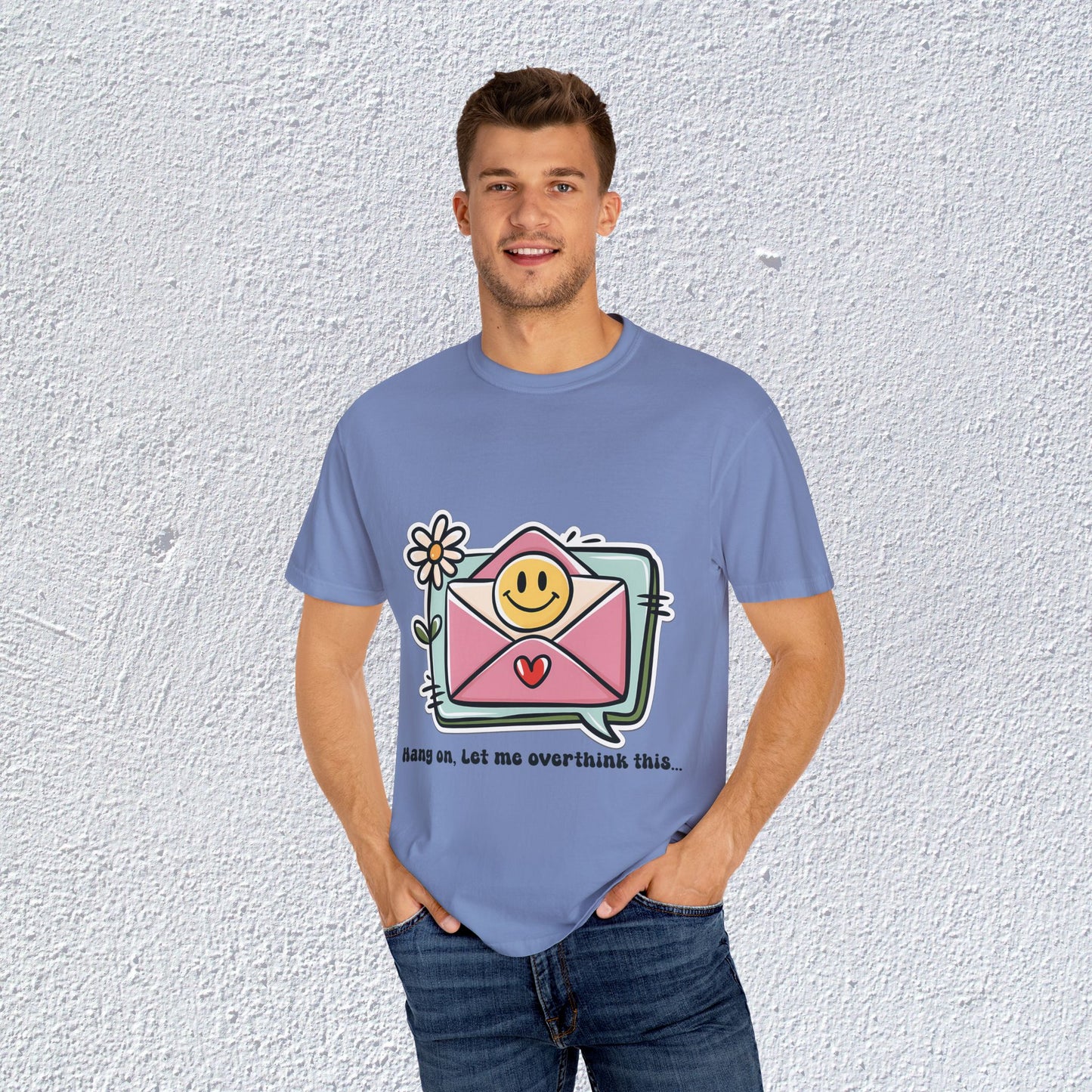 Hang on Let me Overthink This Unisex T-Shirt, Mental Health Graphic Tee, Gift for Introverts