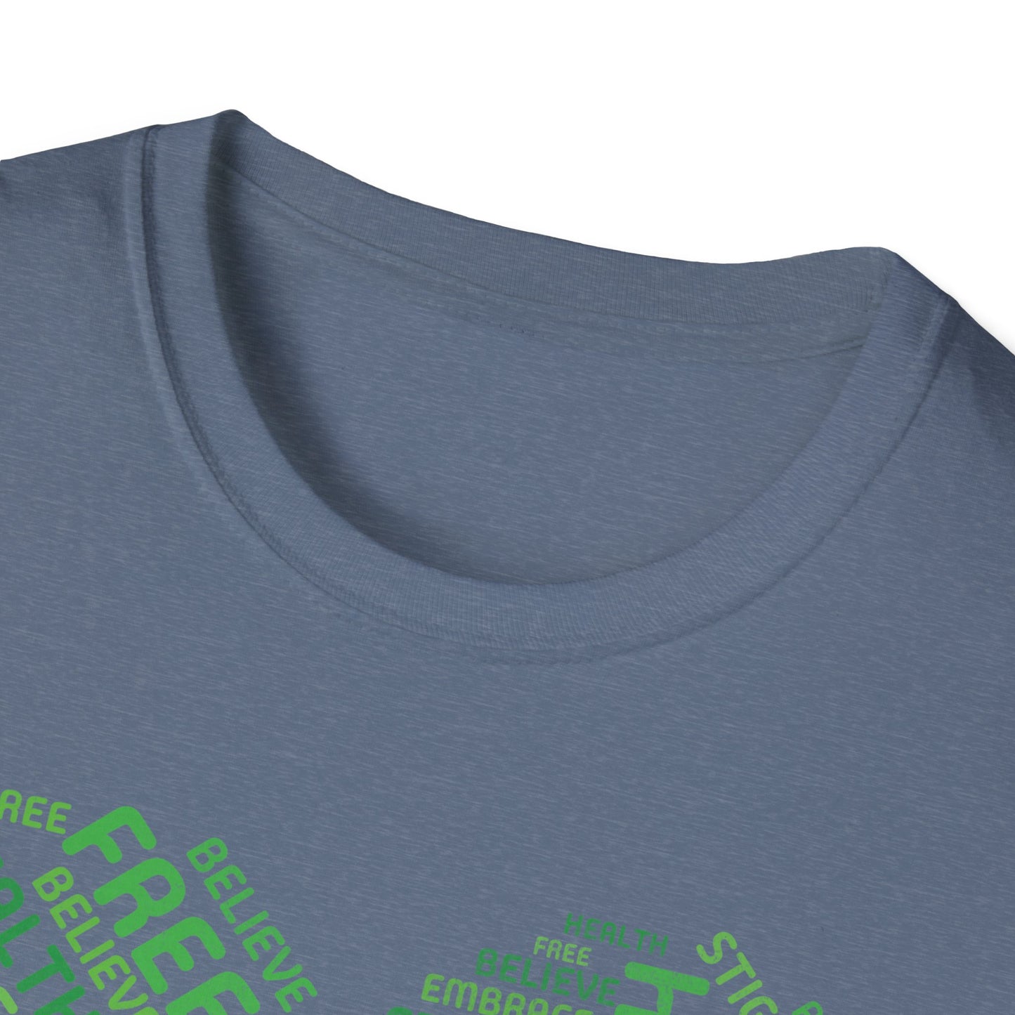 Stand Up For Mental Health Unisex T-Shirt, Positive Vibes Shirt, Feel Good Tee, Overthinking Clothing, Gifts for Mental Health Advocates