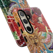 Vintage Mosaic Sun Samsung Cases