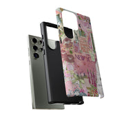 New York Pink Collage Samsung Cases