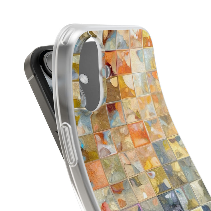 Mosaic Clay Tiles Flexi iPhone Cases