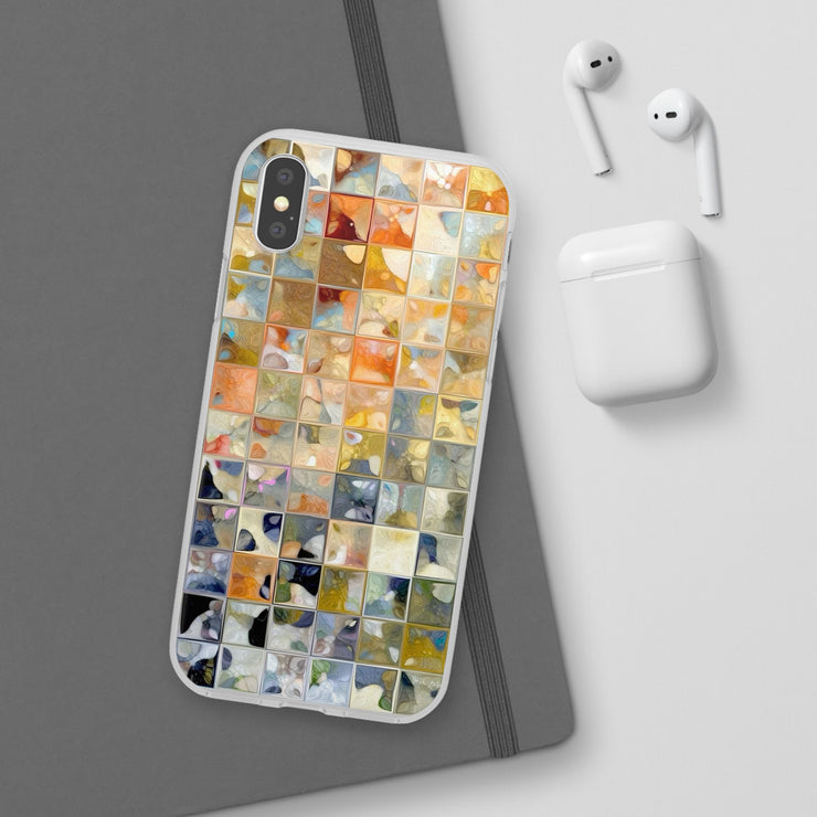 Mosaic Clay Tiles Flexi iPhone Cases