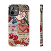 Cinnemon Girl Coquette Cherry With Bow Tough iPhone Case