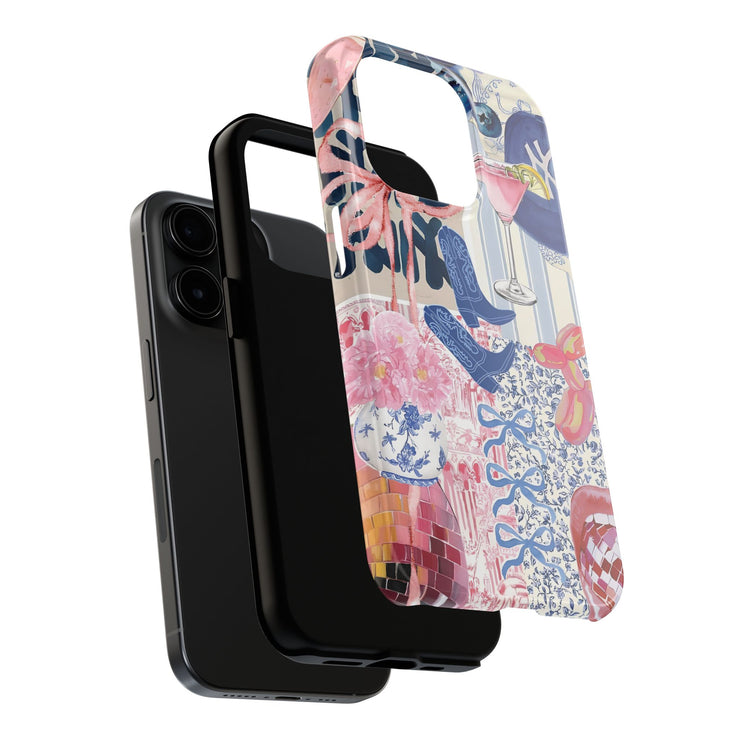 Coquette Collage Tough iPhone Case