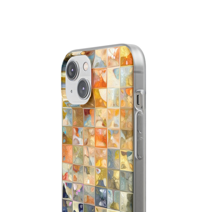 Mosaic Clay Tiles Flexi iPhone Cases