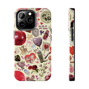 Cool Coquette Collage Tough iPhone Case