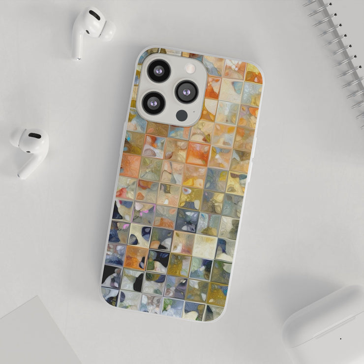 Mosaic Clay Tiles Flexi iPhone Cases