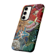 Vintage Mosaic Sun Samsung Cases