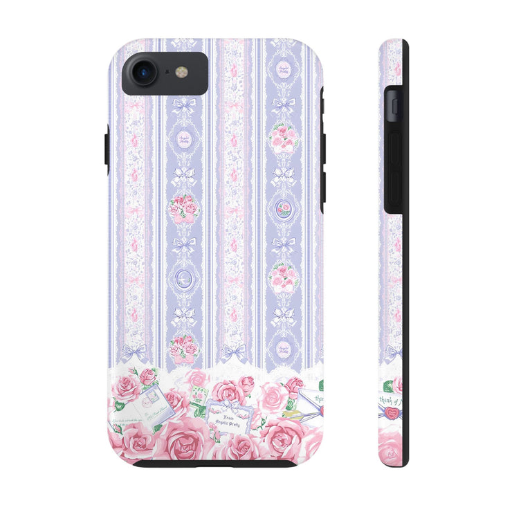 Blushing Florals Roses iPhone Case