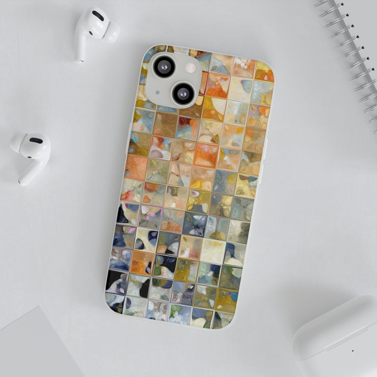 Mosaic Clay Tiles Flexi iPhone Cases