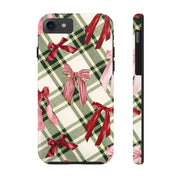 Preppy Aesthetic Valentine Ribbon iPhone Case