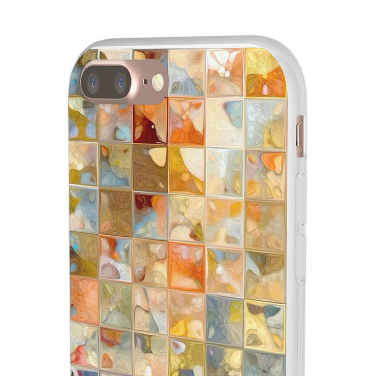 Mosaic Clay Tiles Flexi iPhone Cases