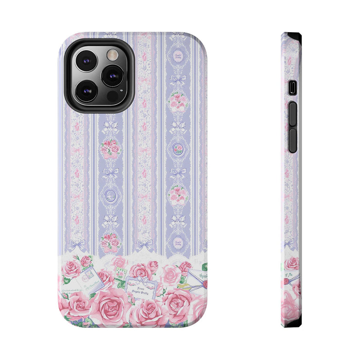 Blushing Florals Roses iPhone Case