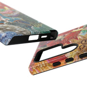 Vintage Mosaic Sun Samsung Cases