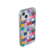 Collage Florals Stamps Flexi iPhone Cases