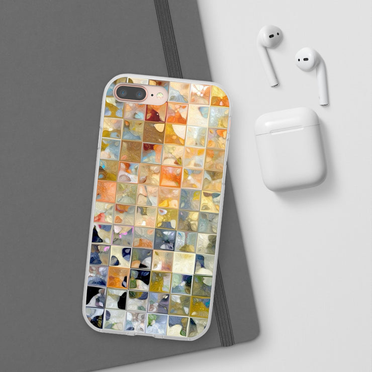 Mosaic Clay Tiles Flexi iPhone Cases