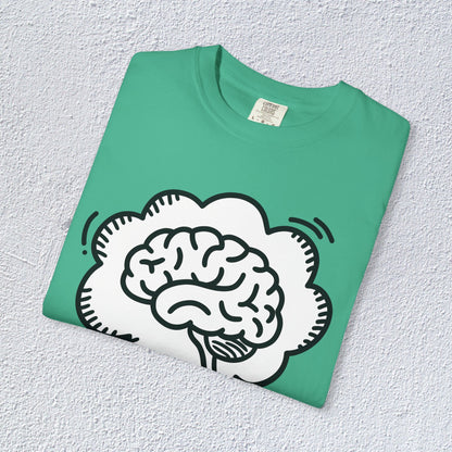 I Think I Think Too Much Unisex T-Shirt, Mental Health Graphic Tee, Gift for Introverts