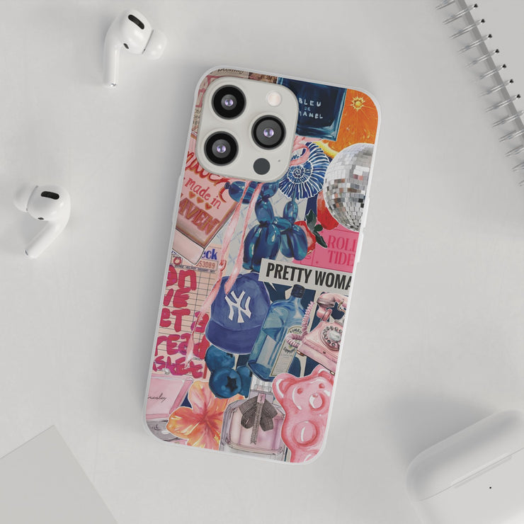 Coquette Collage Flexi iPhone Cases