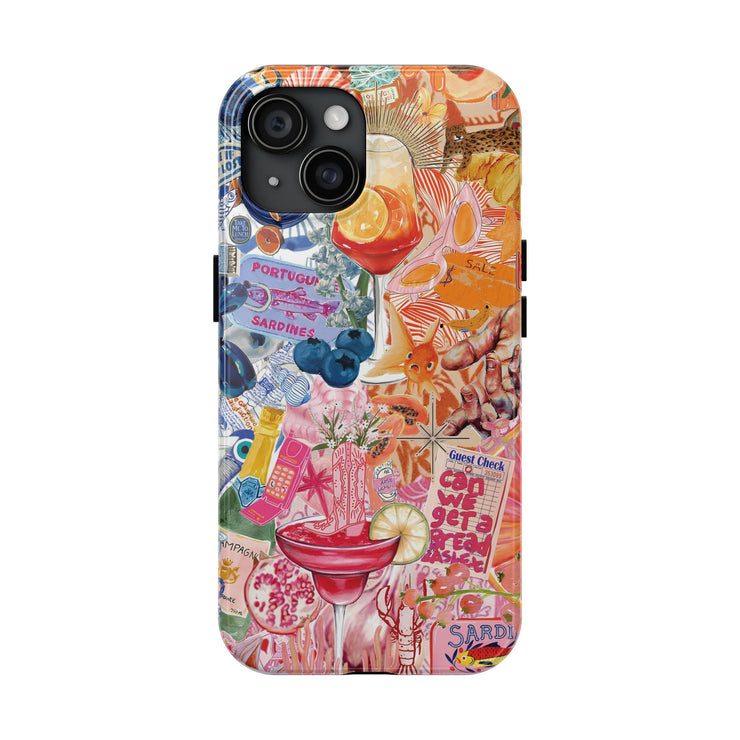 Cool Collage Tough iPhone Case