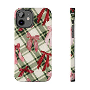 Preppy Aesthetic Valentine Ribbon iPhone Case