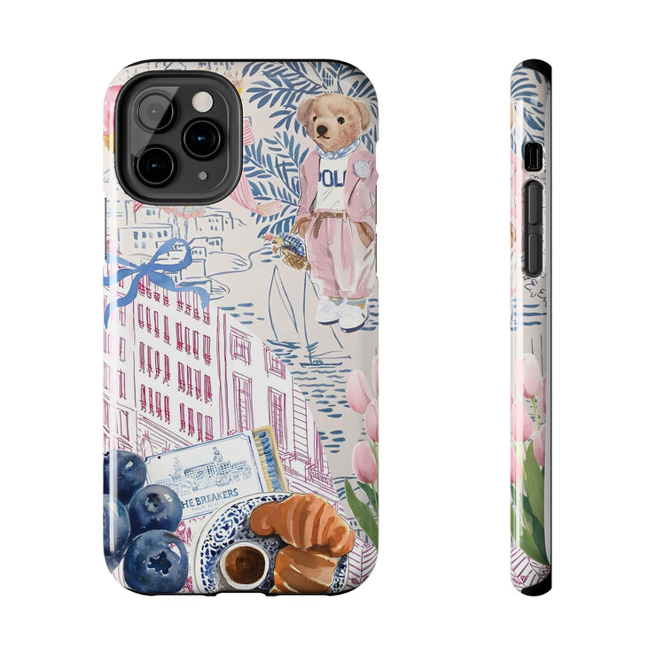 Vintage Coquette Collage Tough iPhone Case