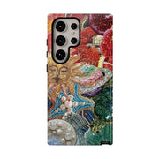 Vintage Mosaic Sun Samsung Cases