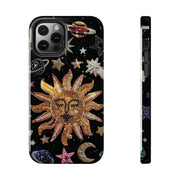 Sun Moon Star Faux Celestial Tough iPhone Case