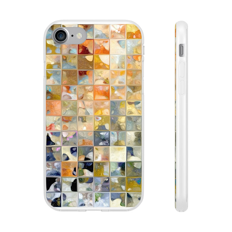 Mosaic Clay Tiles Flexi iPhone Cases