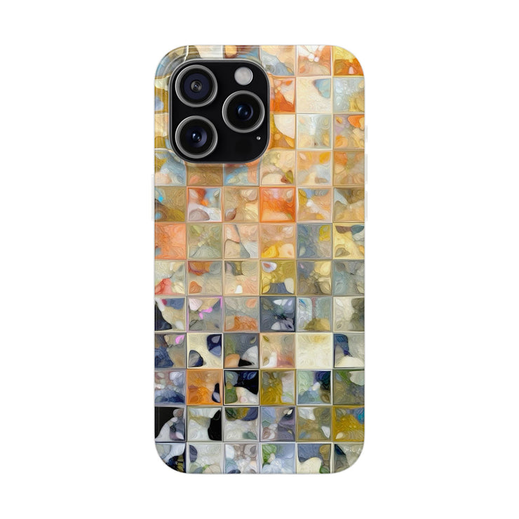 Mosaic Clay Tiles Flexi iPhone Cases