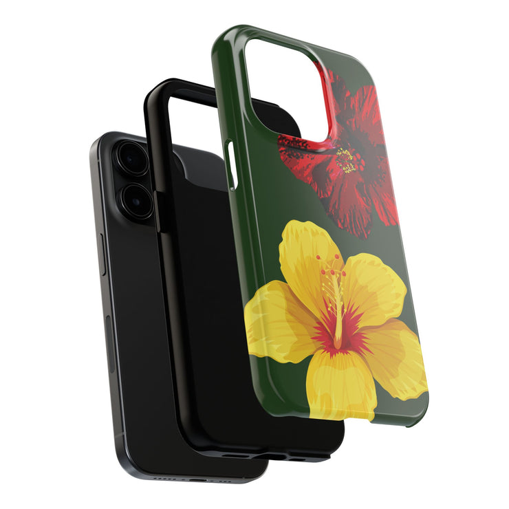 Hibiscus Flowers Tough iPhone Case