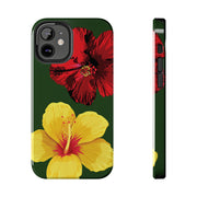 Hibiscus Flowers Tough iPhone Case