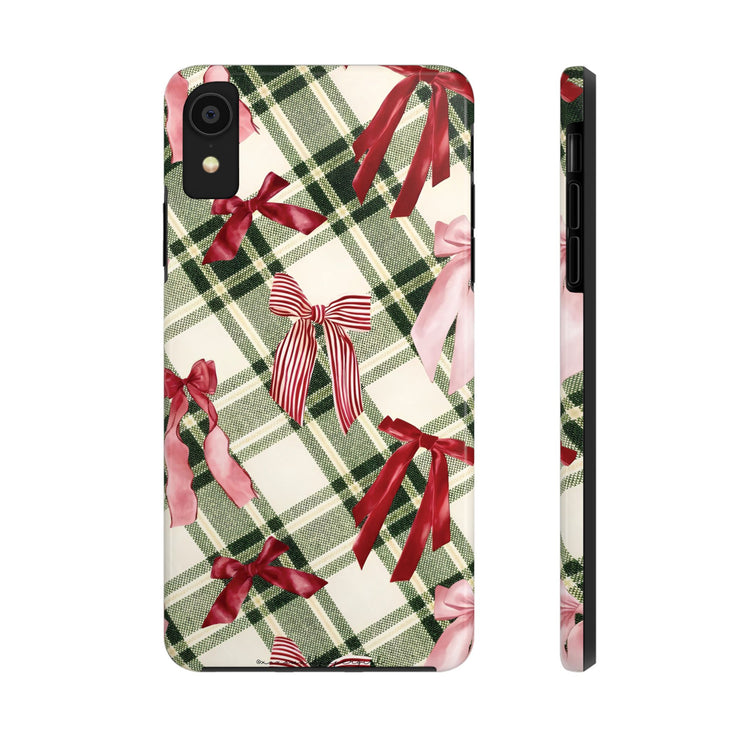 Preppy Aesthetic Valentine Ribbon iPhone Case