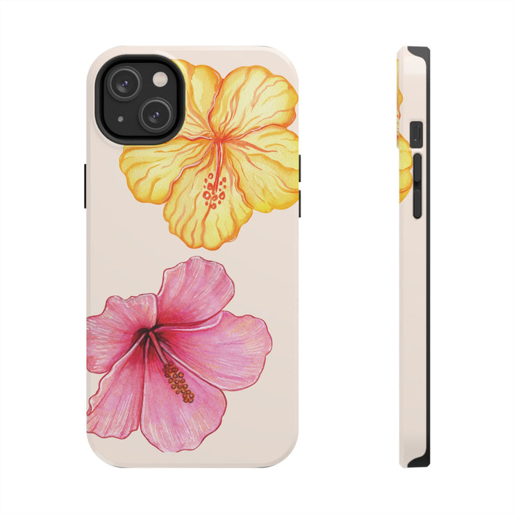 Hibiscus Flower Yellow Tough iPhone Case