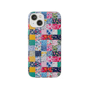 Collage Florals Stamps Flexi iPhone Cases