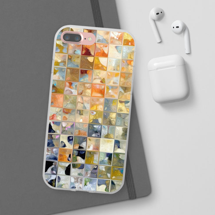 Mosaic Clay Tiles Flexi iPhone Cases