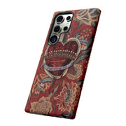 Red Sacred Heart Samsung Cases