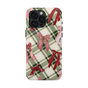 Preppy Aesthetic Valentine Ribbon iPhone Case