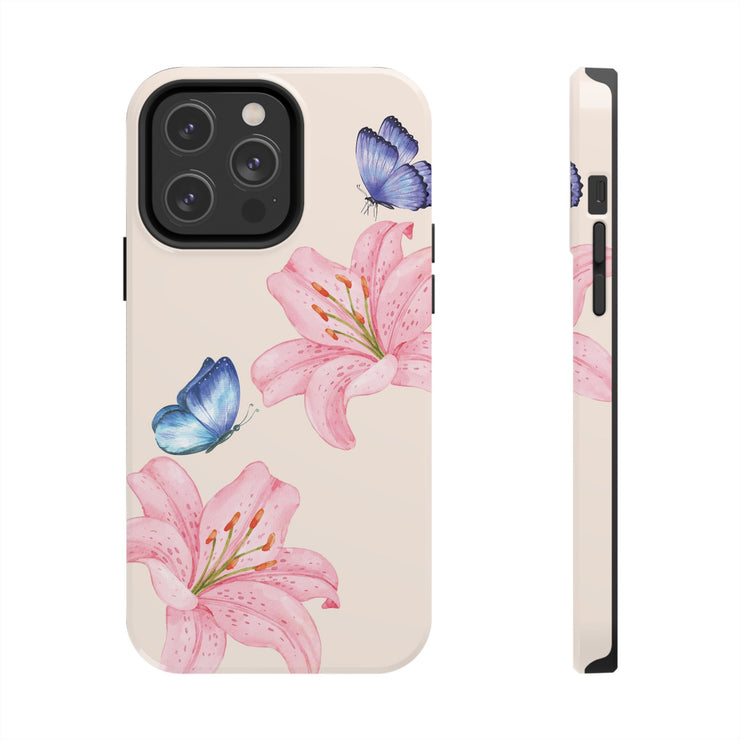 Blushing Tiger Lily Tough iPhone Case