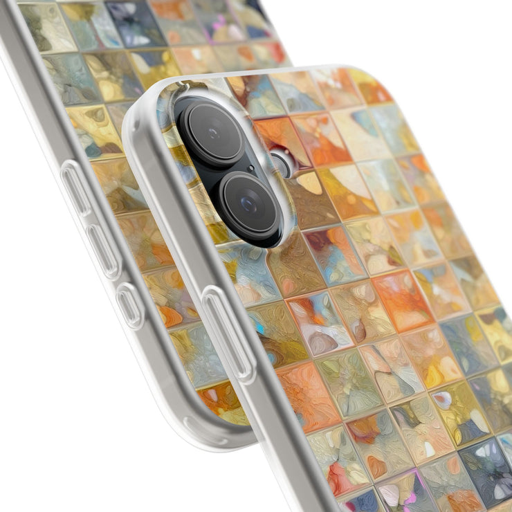 Mosaic Clay Tiles Flexi iPhone Cases